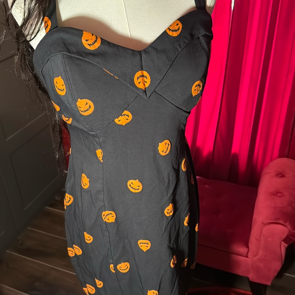 Pumpkin wiggle dress vixen by Micheline